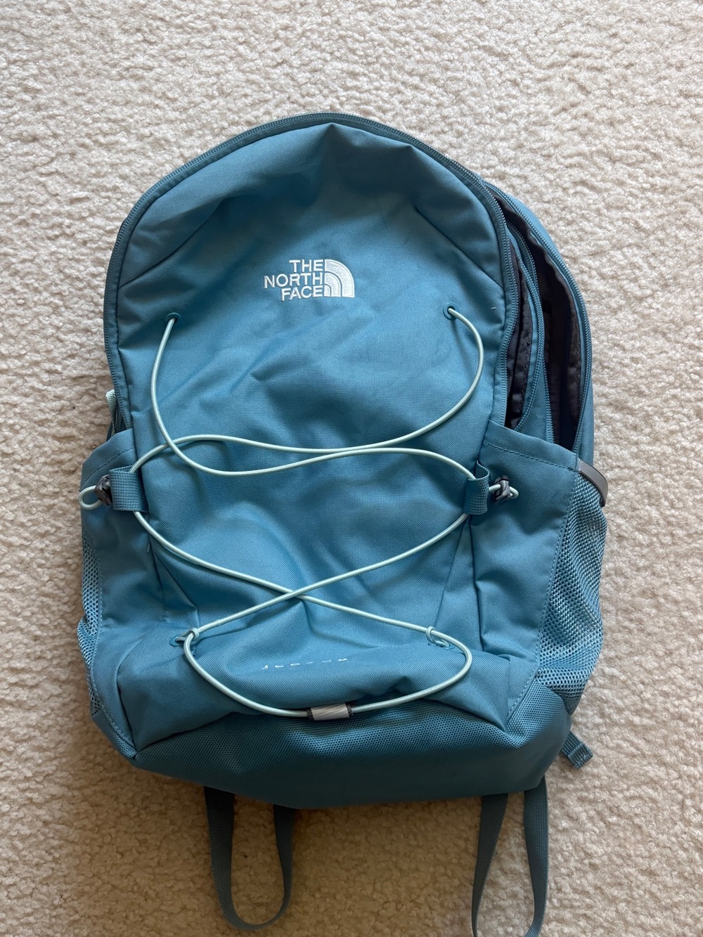 The North Face Teal Daypack with Front Bungee